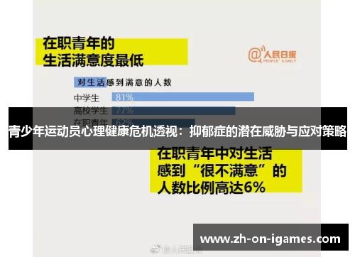 青少年运动员心理健康危机透视：抑郁症的潜在威胁与应对策略